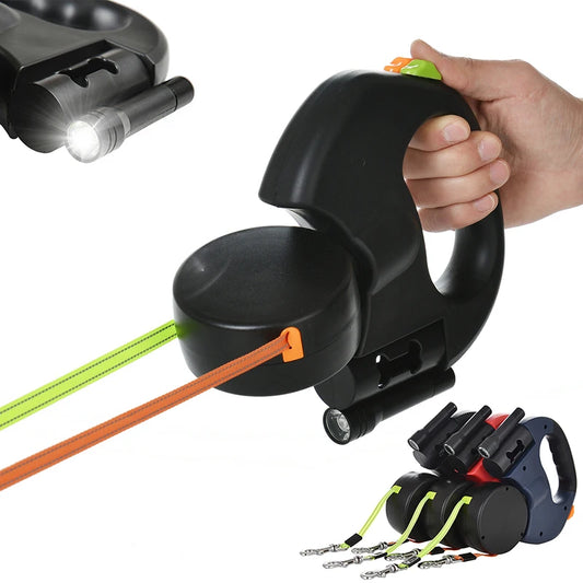 Premium Retractable Dual Dog Leash™